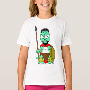 Camiseta Rex Tirano Vestido Como Leónidas.
