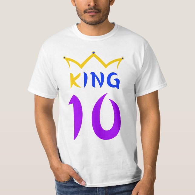 Camiseta Rey 10 (Anverso)