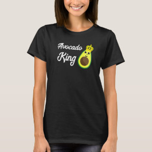 Camiseta Rey Aguacate Fruta Aguacate Guacamole Foodie