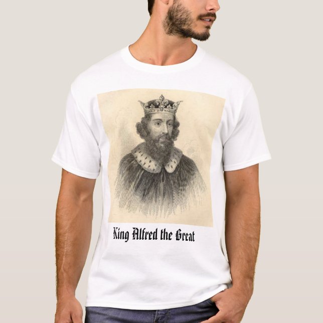Camiseta Rey Alfred el grande, rey Alfred el grande (Anverso)