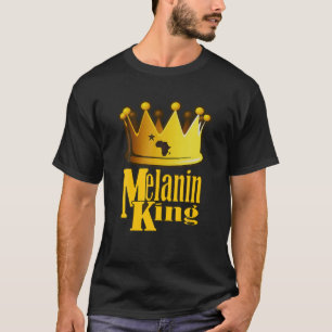 CAMISETA REY AMERICANO AFRICANO CUMPLEAÑOS HOMBRE MELANIN C