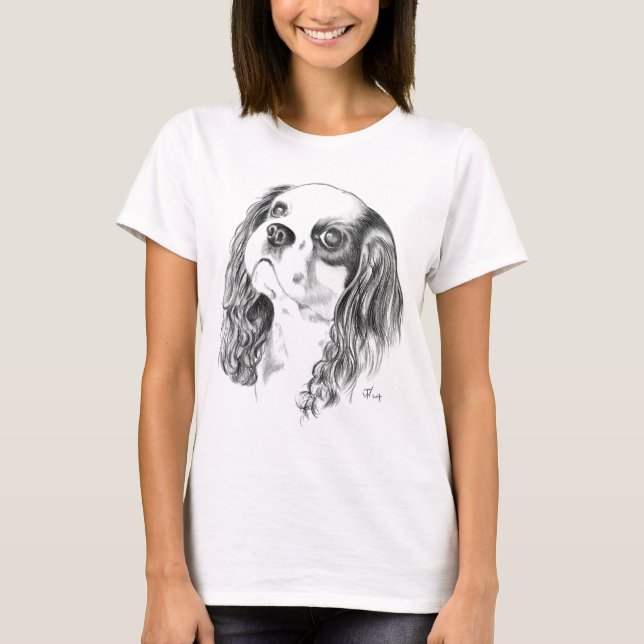 Camiseta Rey arrogante Charles Drawing (Anverso)