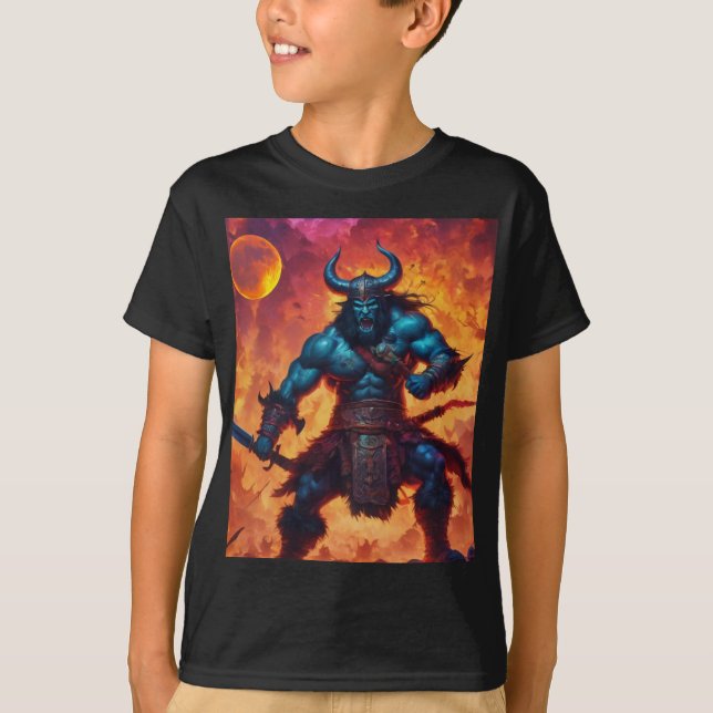 Camiseta Rey bárbaro (Anverso)