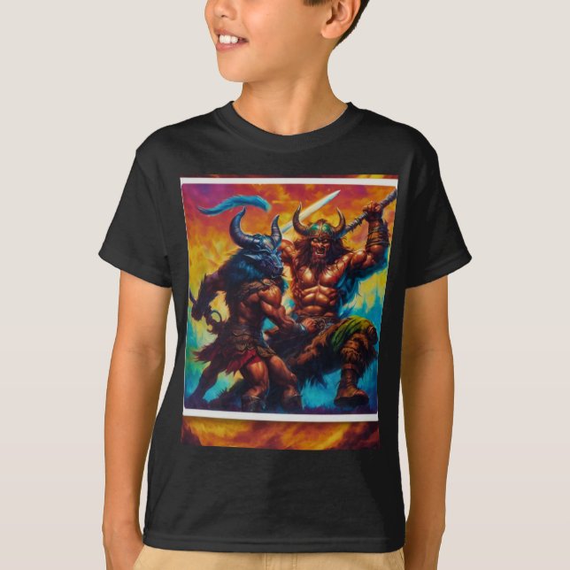 Camiseta Rey bárbaro (Anverso)