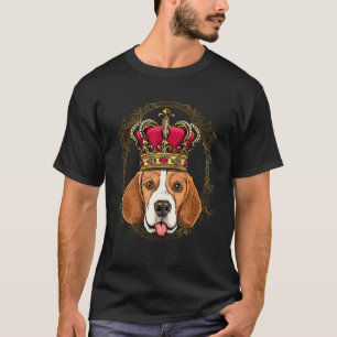 Camiseta Rey Beagle Reina Princesa Beagle Mamá Papá Do