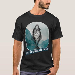 Camiseta Rey Blanco de Diseño de Pesca de Carpa