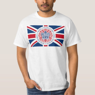 Camiseta Rey Británico III Charles Memorabilia Emblem Mens