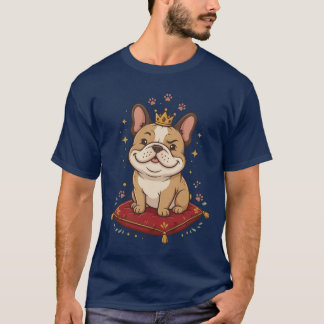 Camiseta Rey Bulldog Francés Regalo para Amantes de Perros