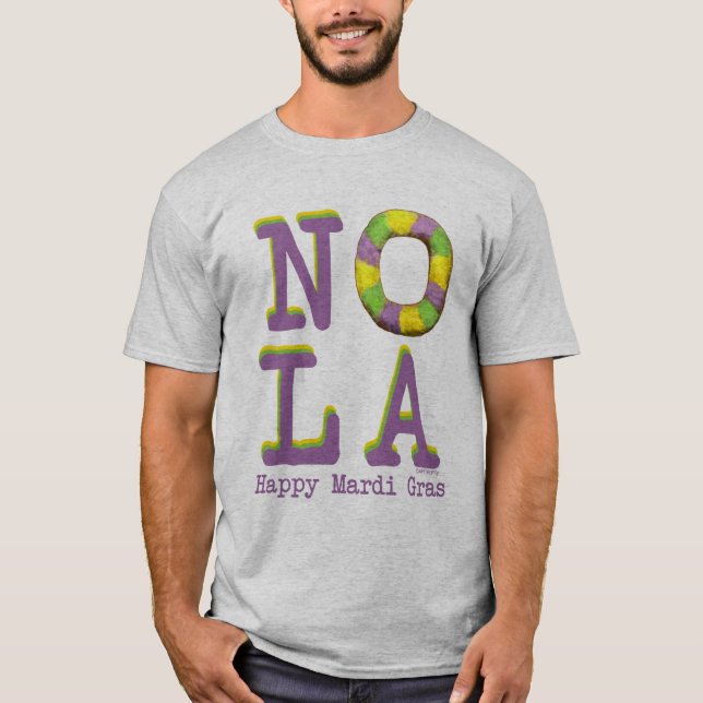 Camiseta Rey Cake de NOLA (Anverso)