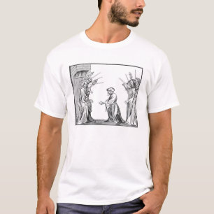 Camiseta Rey Carlomagno (742-814) que recibe el juramento