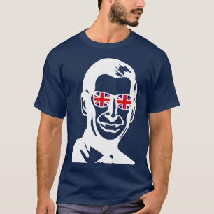 Camiseta Rey Carlos III Divertidas gafas de sol Dios salve