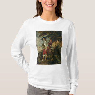 Camiseta Rey Charles I de Inglaterra hacia fuera que caza,