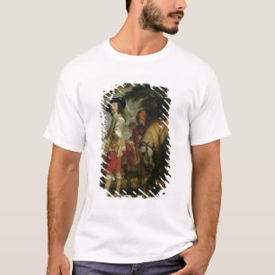 Camiseta Rey Charles I de Inglaterra hacia fuera que caza,