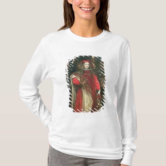 Camiseta Rey Charles II de España (Anverso)