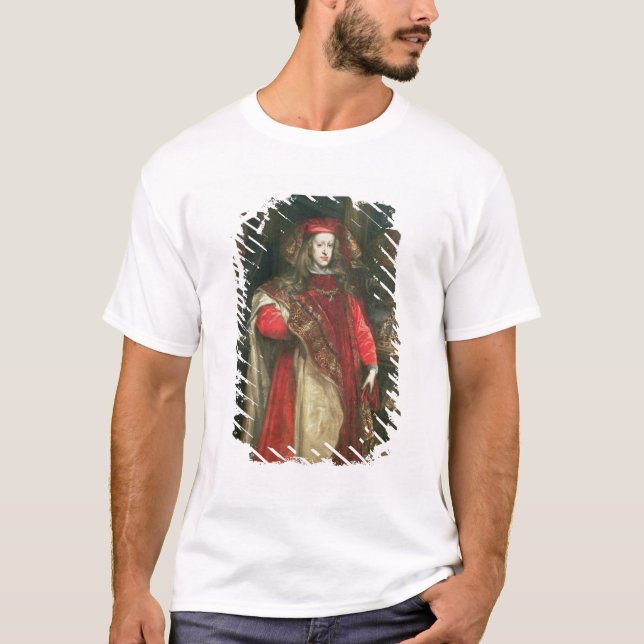 Camiseta Rey Charles II de España (Anverso)