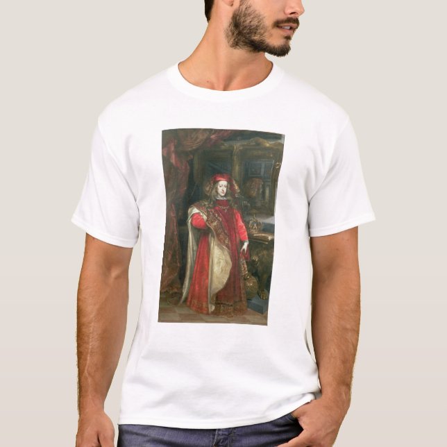Camiseta Rey Charles II de España (Anverso)