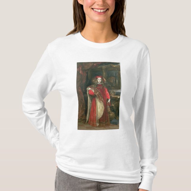 Camiseta Rey Charles II de España (Anverso)