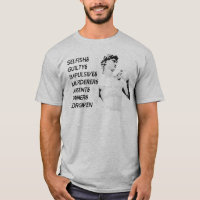 Rey cristiano gráfico David T-shirt