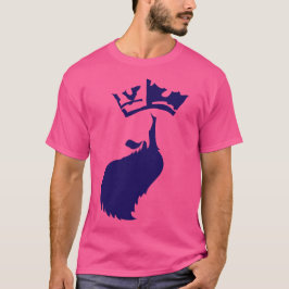 Camiseta Rey de barba azul en rosa