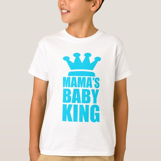 Camiseta Rey de bebé de las mamás (Anverso)