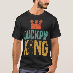 Camiseta Rey de bolos con bolos de boliche Boliche