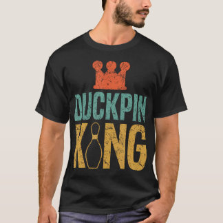 Camiseta Rey de bolos con bolos de boliche Boliche