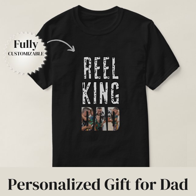 Camiseta Rey de carretes Papá (Reel King Dad T-Shirt)