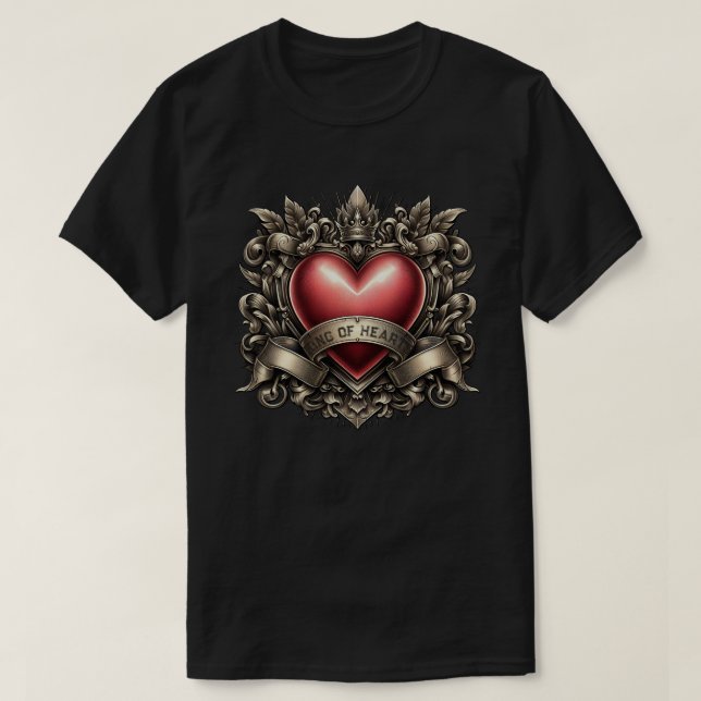 Camiseta Rey de Corazones (Diseño del anverso)