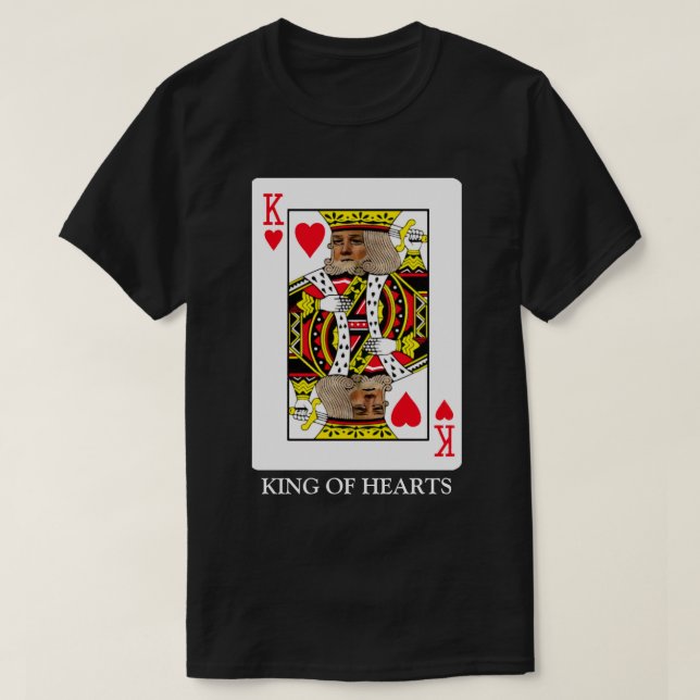 Camiseta REY DE CORAZONES, DIY Font (Diseño del anverso)