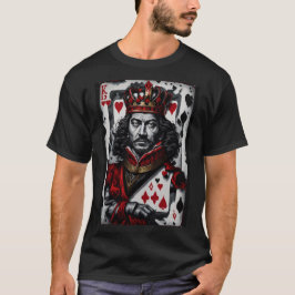 Camiseta rey de corazones, juegos de cartas