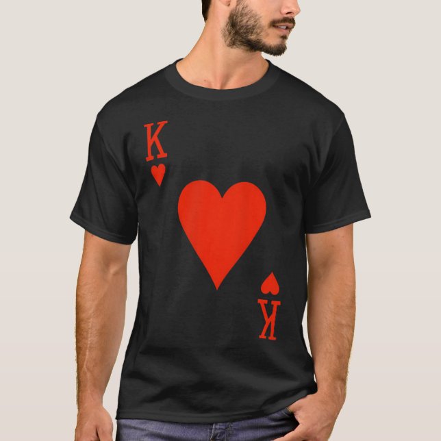 Camiseta Rey de Corazones Matando Pareja San Valentín (Anverso)