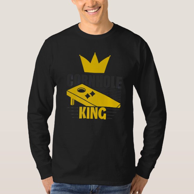 Camiseta Rey de Cornhole (Anverso)