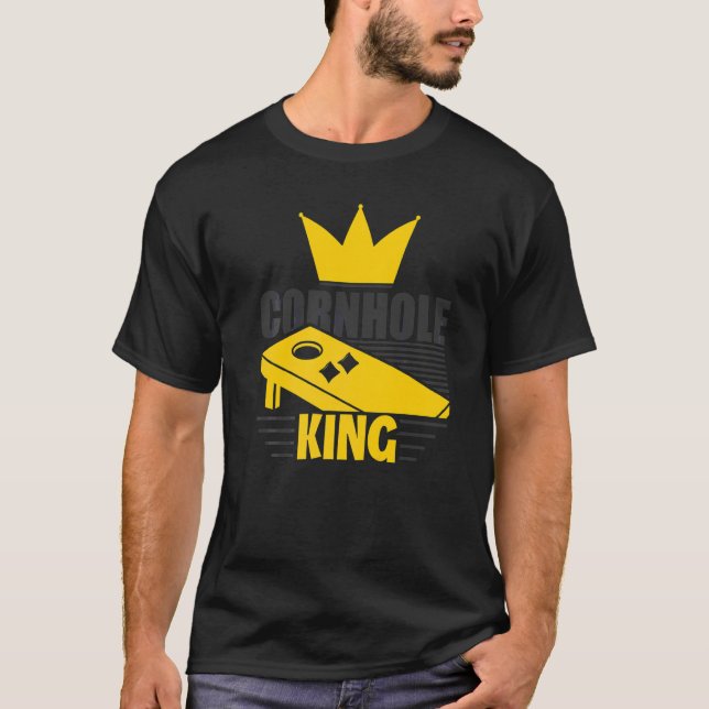 Camiseta Rey de Cornhole (Anverso)
