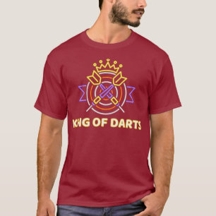 Camiseta Rey de Darts Dart Darts Dartboard Dart