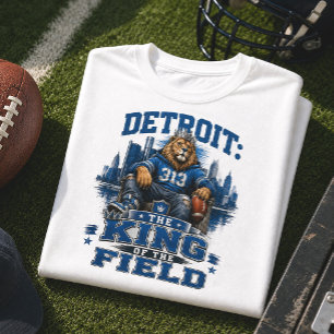 Camiseta Rey de Detroit en el Campo León Fanático de Fútbol