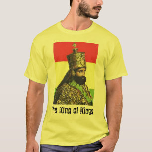 Camiseta rey de Etiopía, el rey de reyes