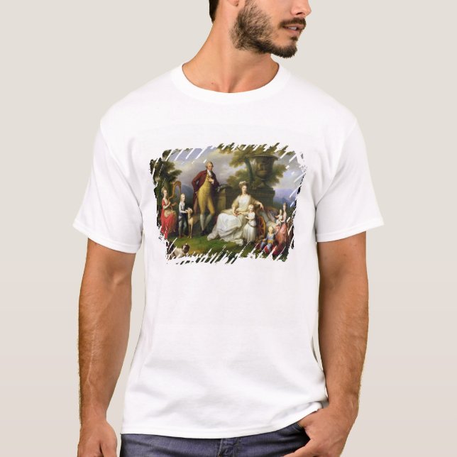 Camiseta Rey de Fernando IV de Nápoles, y su familia (Anverso)