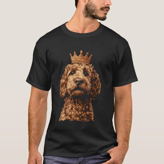 Camiseta Rey de Goldendoodle Corona (Anverso)