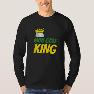 Camiseta Rey de Golf Mini Jugador de Golf Golfista Bola de