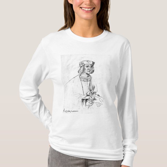 Camiseta Rey de Henry VII de Inglaterra (Anverso)