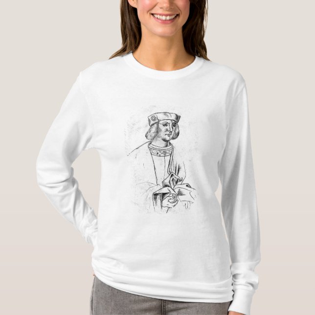 Camiseta Rey de Henry VII de Inglaterra (Anverso)