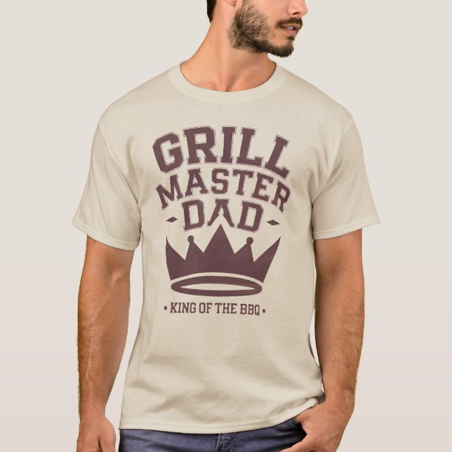 Camiseta Rey de la barbacoa (Anverso)