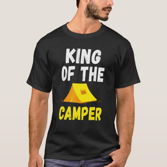 Camiseta Rey de la Caravana de Camping (Anverso)
