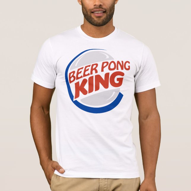 CAMISETA REY DE LA CERVEZA PONG (Anverso)