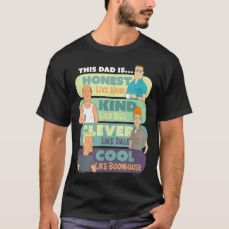 Camiseta Rey de la Colina Día del Padre Este Padre es Hones