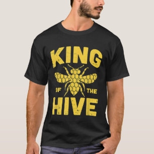 Camiseta Rey De La Colmena Humor Apicultura Apicultor Hombr