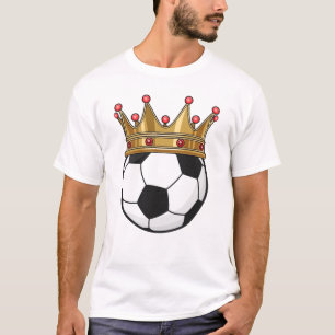 Camiseta Rey de la Corona de Fútbol