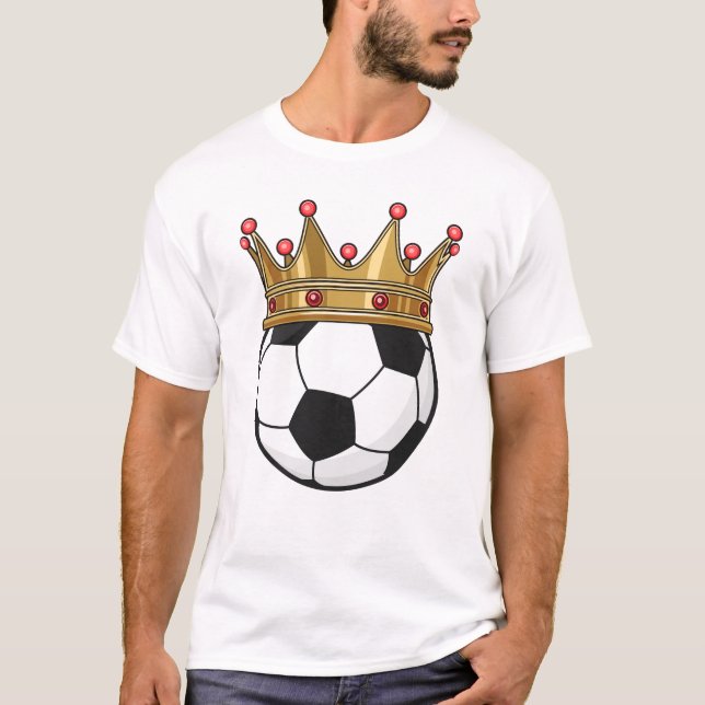Camiseta Rey de la Corona de Fútbol (Anverso)