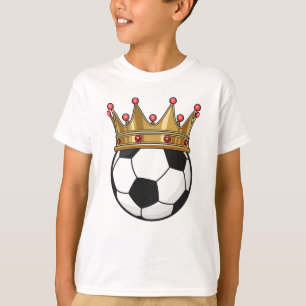 Camiseta Rey de la Corona de Fútbol