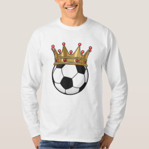 Camiseta Rey de la Corona de Fútbol